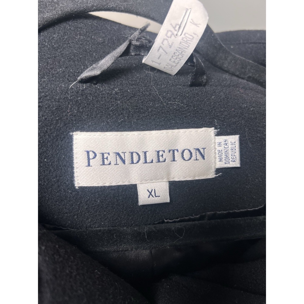 Pendleton Wool Blend Black Double Breasted Coat J… - image 2